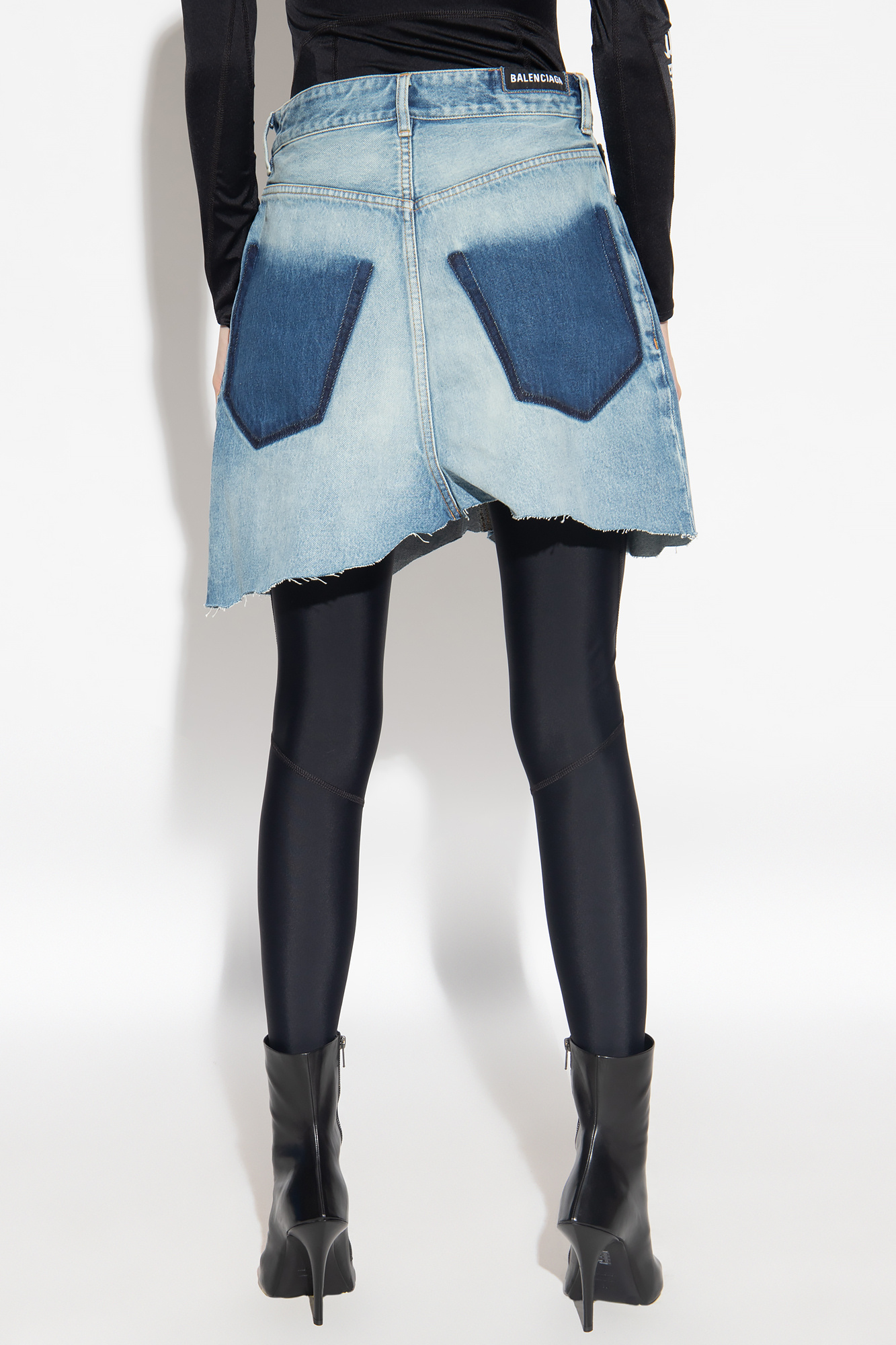 Blue Denim skirt Balenciaga - SchaferandweinerShops Anguilla